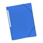 Grafoplás Carpeta Colorgraf con 3 Solapas y Gomas Azul Translúcido